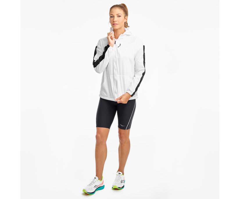 Saucony Packaway Women's Jackets White | Canada 273DFMN